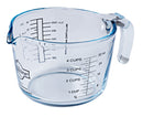 O'Cuisine Borosilicate Measuring Jug With Lid 1L/4 Cups (Made in France)