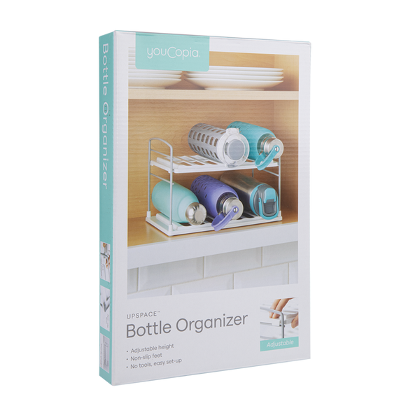 YouCopia UpSpace™ 2 Shelf Adjustable Bottle Organizer