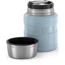 Thermos 470ml Stainless King Vacuum Food Flask/Jar with Spoon - Powder Blue