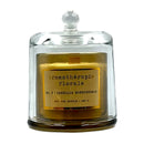 Le Desire Aromatherapie Florale Soy Candle With Glass Dome Lid & Timber Wick - Camellia Honeysuckle - 283gr