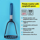 Tasty 2-in-1 Potato Masher/Spaghetti Spoon