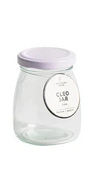 Glass Co. Cleo Glass Jar - 100ml - White