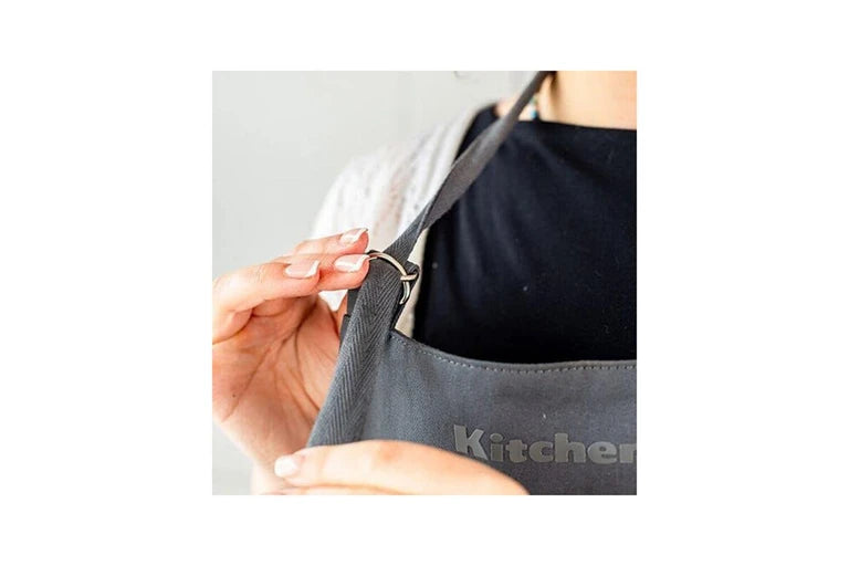 KitchenAid Cotton Apron - Charcoal Grey 71x88cm