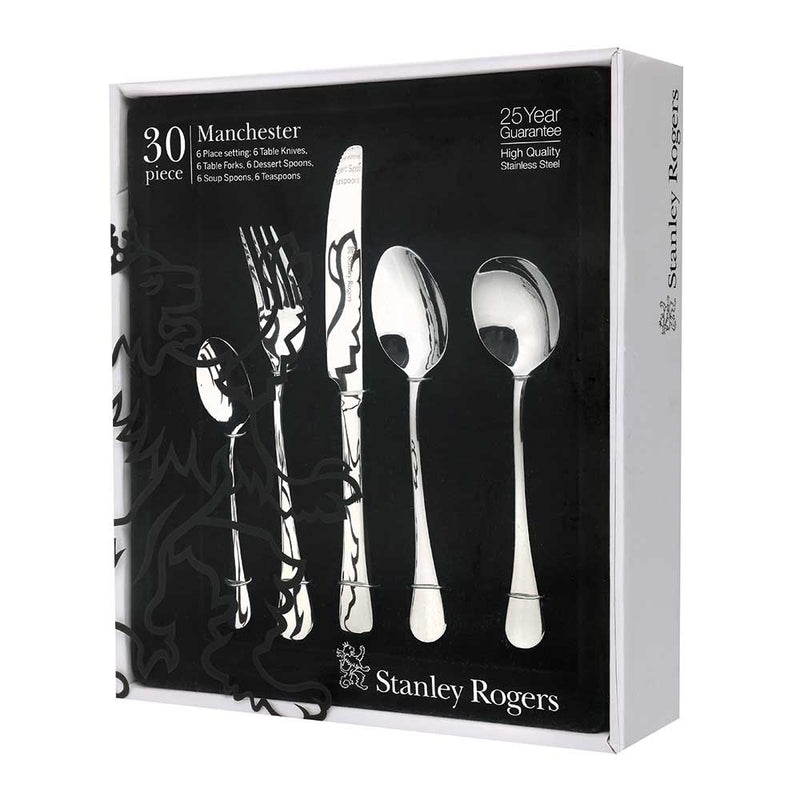 Stanley Rogers Manchester Cutlery Set - 30pc