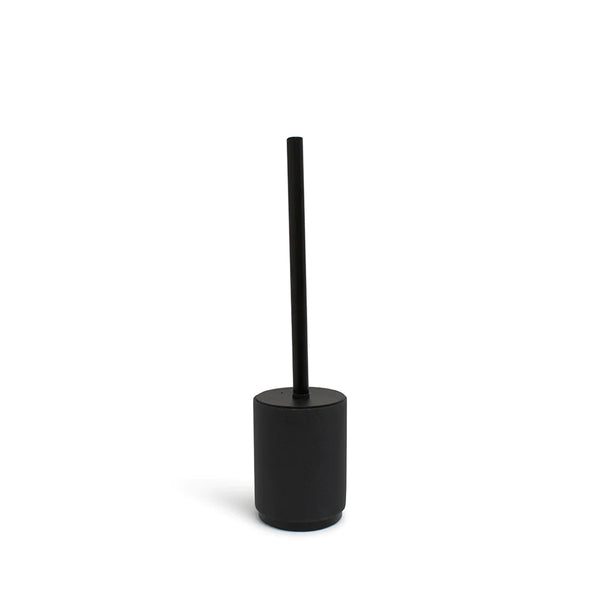 S&P Clayton Black Toilet Brush & Holder - 9x36cm