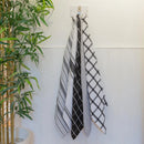 Monochrome Cotton 5pc Tea Towel Set - 70cm x 50cm