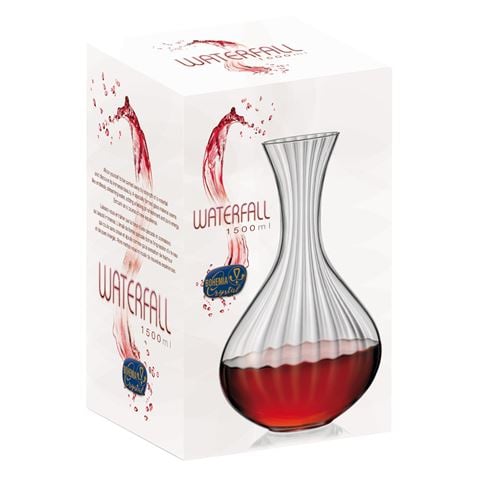 Bohemia Crystal Waterfall Wine Decanter 1500ml