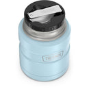 Thermos 470ml Stainless King Vacuum Food Flask/Jar with Spoon - Powder Blue
