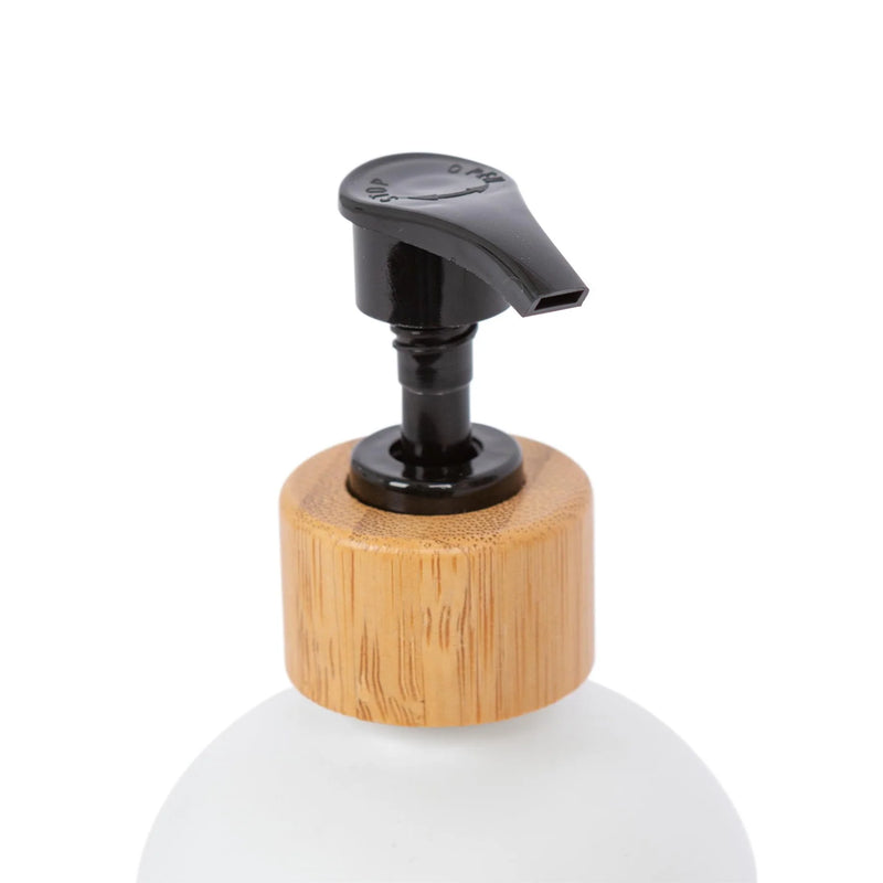 Glass Soap Dispenser - Hands - White