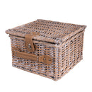 Avanti 2 Person Picnic Basket 32x32x20cm - Hampton Stripe Pattern Lining