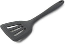Cuisena Silicone Mini Slotted Turner - Grey - 21x5.5cm