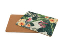 Maxwell & Williams The Blck Pen Frangipani Placemats - Set of 4 - Cork Back 34x26.5cm
