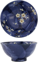 Tokyo Design Studio Tokyo Blue Sakura Maizuru Bowl 4pc Giftset - Gift Boxed - Made In Japan