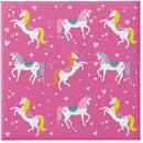 Paw Napkins - Pack of 20 - Unicorn Pattern - 33x33cm