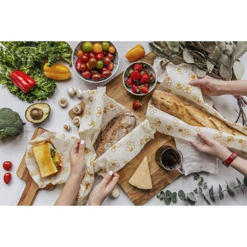 Karlstert Natural Beeswax Baguette Food Wrap - 43x58.5cm