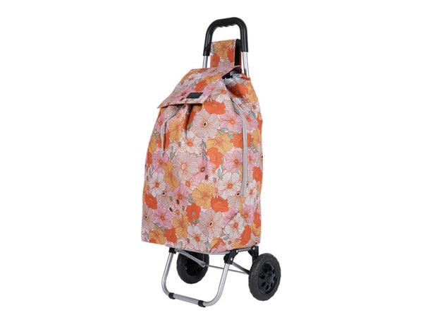 Sachi Shop & Go - Sprint Shopping Trolley - Retro Floral