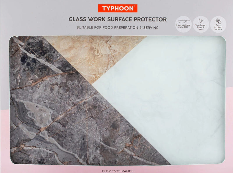 Typhoon Multi-Purpose Work Surface Protector - Stone/Wood - 40x30cm