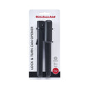 KitchenAid Lock & Turn Can Opener - Black