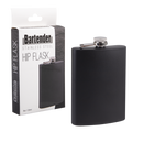 Bartender Hip Flask Stainless Steel Matte Black - 236ml