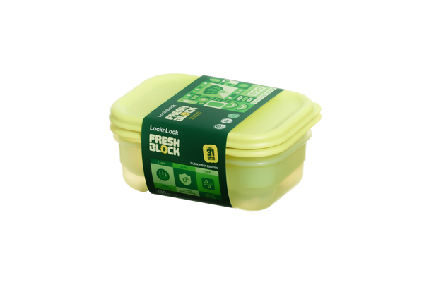 Lock & Lock Fresh Block 2pc Set Containers - 330ml