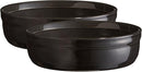 Emile Henry Crème Brûlée Ramekin Dish 13cm Pack 2 - Charcoal