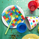 Paw Napkins - Pack of 20 - Colourful Bricks - 33x33cm