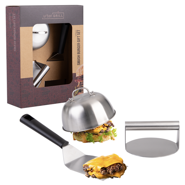 Urban Grill Smash Burger Gift Set - 3 Piece