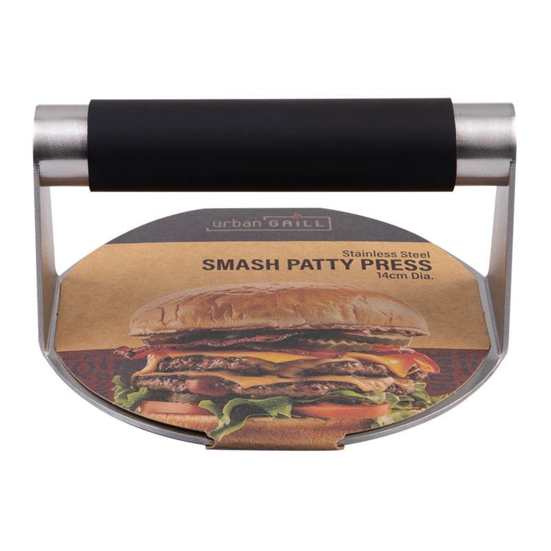 Urban Grill Stainless Steel Smash Patty Press - 14cm