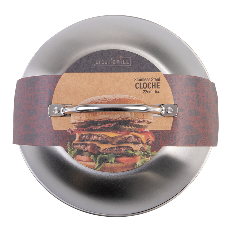 Urban Grill Stainless Steel Cloche - 22cm