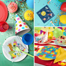 Paw Napkins - Pack of 20 - Colourful Bricks - 33x33cm