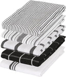 Nicola Spring Monochrome Cotton 5pc Tea Towel Set - 70cm x 50cm