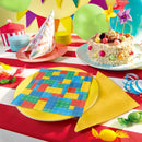 Paw Napkins - Pack of 20 - Colourful Bricks - 33x33cm