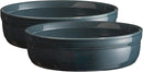Emile Henry Crème Brûlée Ramekin Dish 13cm Pack of 2 - Blue Flame