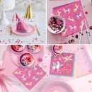 Paw Napkins - Pack of 20 - Unicorn Pattern - 33x33cm