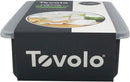 Tovolo Silicone King Cube Ice Tray With Lid - Charcoal - 6 Cubes x 5cm