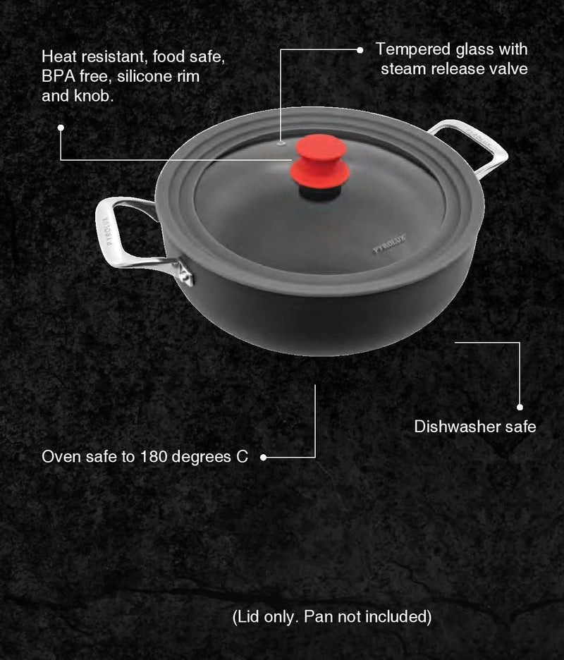 Pyrolux Universal Glass Lid 16/18/20cm