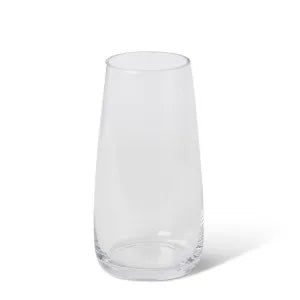 Nailah Glass Vase - Clear 22x11x11cm