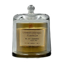 Le Desire Aromatherapie Florale Soy Candle With Glass Dome Lid & Timber Wick - Gardenia Lily Fig - 283gr