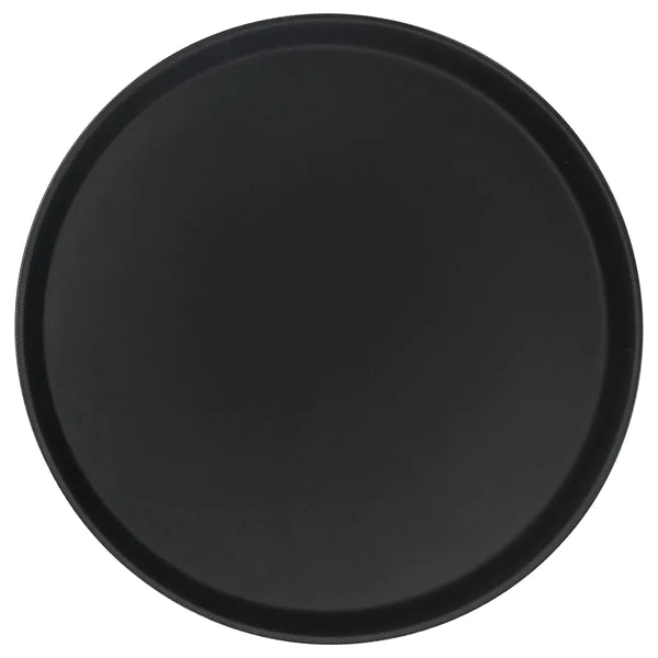 Round Non-Slip Tray - Black 28cm