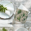 Paw Napkins - Pack of 20 - We Care Herbal Picking - 33x33cm