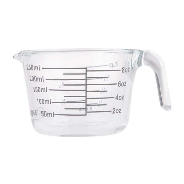 Daily Bake Borosilicate Glass Measure Jug 1 Cup/250ml