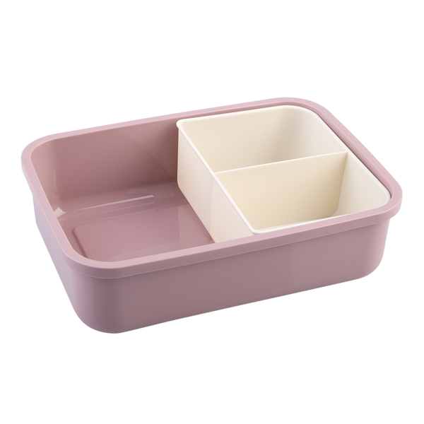 Melii Luxe Bento Box - 3 Compartments - Pink Ivory - 1.25L