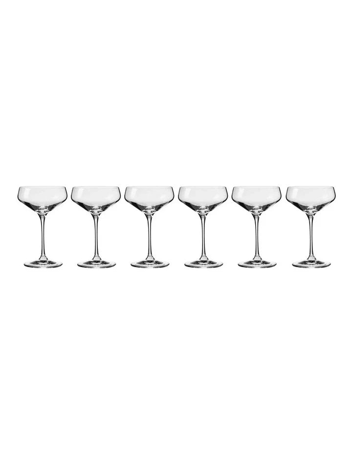 Krosno Avant-Garde Cocktail Glasses 230ml Set of 6 (Made in Poland)