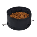 Sachi Pupbowl Portable Folding Dog Bowl - Black