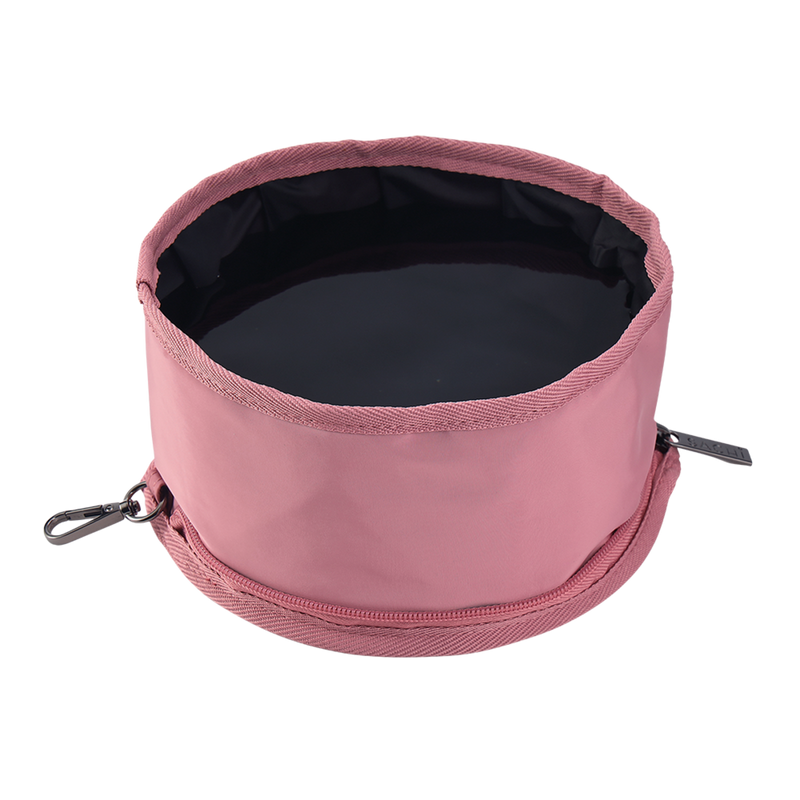 Sachi Pupbowl Portable Folding Dog Bowl - Blush