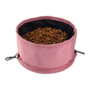 Sachi Pupbowl Portable Folding Dog Bowl - Blush