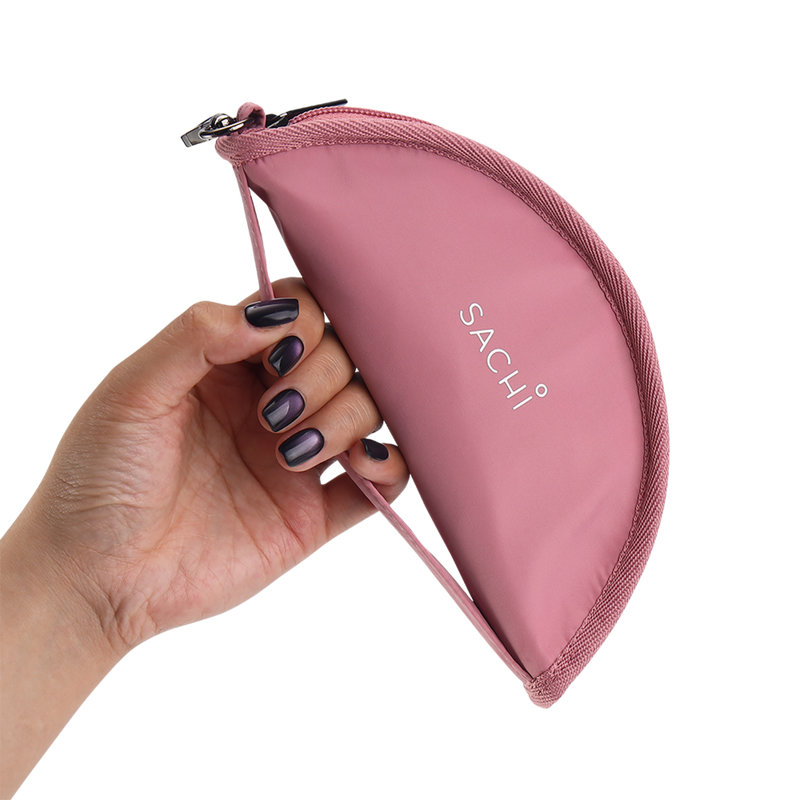 Sachi Pupbowl Portable Folding Dog Bowl - Blush
