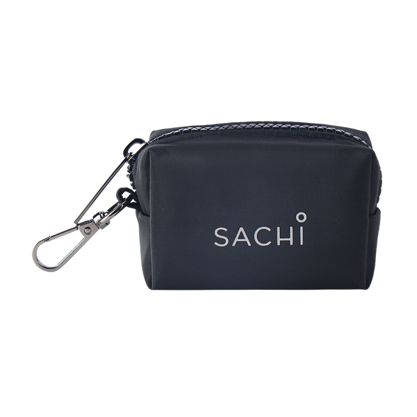 Sachi Puppack Portable Waste Bag Holder - Black