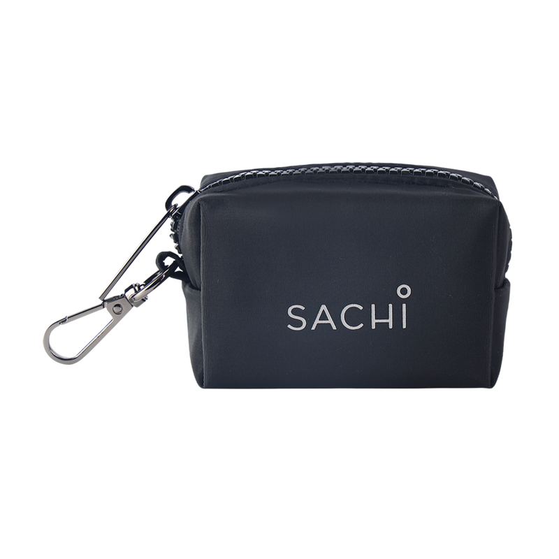 Sachi Puppack Portable Waste Bag Holder - Black