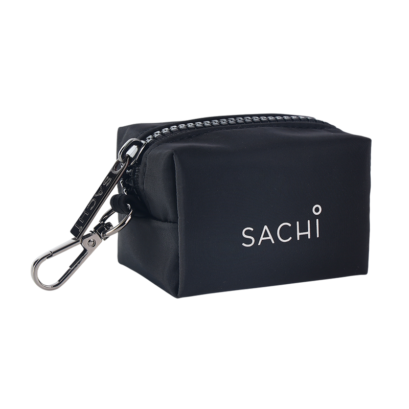 Sachi Puppack Portable Waste Bag Holder - Black